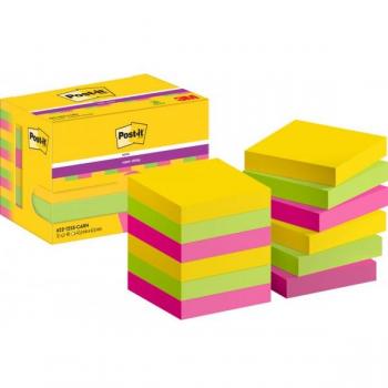 Post-it 622 Super Sticky Memoblok 47,6x47,6mm Carnivalo