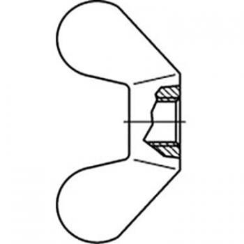 Rondelle ottone nichelato M6 DIN 315
