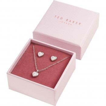 Ted Baker Damen Geschenkset: Kristallherz (Hadeya), Basismetall TBJ1943‑01‑02