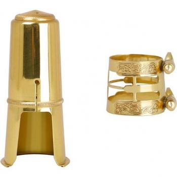 Boquilla de Saxofón Alto Tenor Soprano en Oro