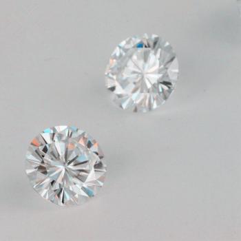 Hochwertige Moissanite Brillanten 0,1 Karat