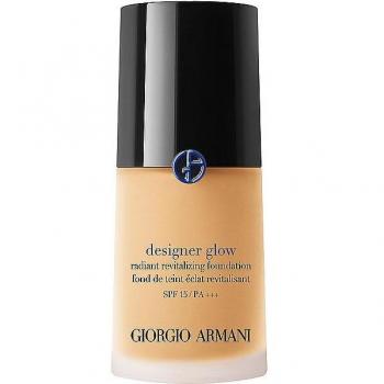 Armani Fluid base Designer Glow Makeup Foundation with Hyaluronic Acid