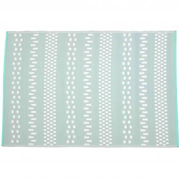 Tappeto da Giardino Blu Riciclato 180x120 cm