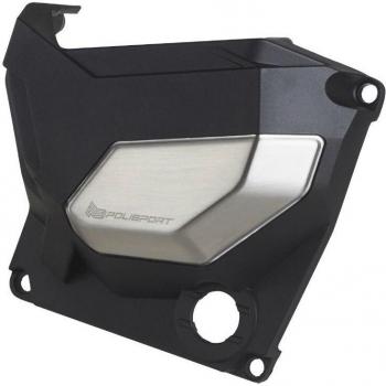 Couvre-carter droit Polisport noir pour Kawasaki Z900 2017+