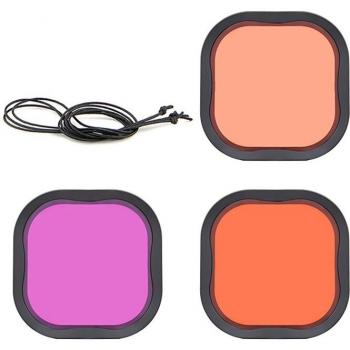 GoPro HERO 8 Snorkel Lens Color Filter 3PCS Set