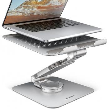 Tablette de support d’ordinateur portable AXAGON STND‑LR – réglable, pliable, antidérapante