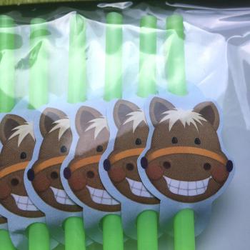 Mottoparty-Halme „Süsses Pony“