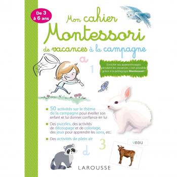Mon cahier pour les vacances MONTESSORI : à la campagne