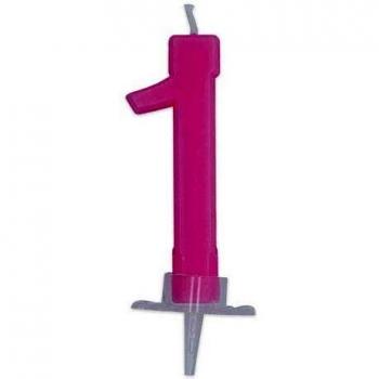 Candela a forma di rosa n.1 con altezza di 7 cm