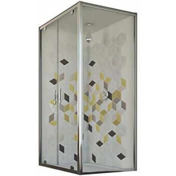 Klarglass Duschkabine 198 cm – Cristal Duo