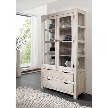 Scaffale Acacia 110x45x200 Stone White