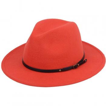 Wide Brim Fedora Hat for Women