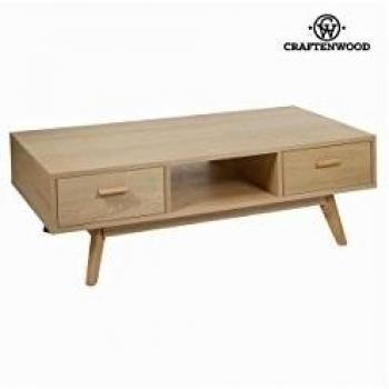 Tavolino da salotto rovere 2 cassetti