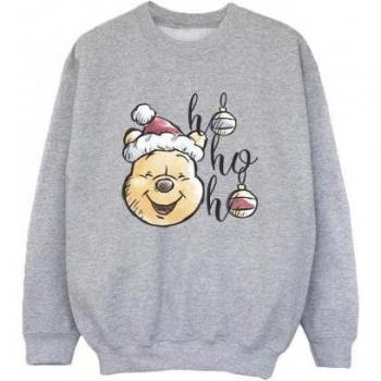 Kinder-Sweatshirt Winnie The Pooh – Ho Ho Ho Edition (weiß) 7-8 y