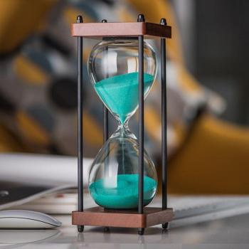 Vibrant Sand Hourglass Clock
