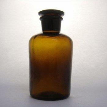 1000ml Brown Glass Bottle with Frosted Stopper for Chemicals
