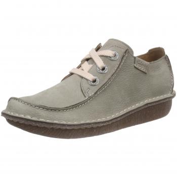 Clarks Funny Dream, Damen Derby Schuhe, Grün (Sage Nubuck), 38 EU