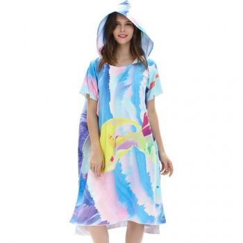 Hooded Quick Dry Beach Towel for Adults