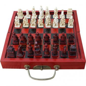 Miniature Antique Chinese Chess Set