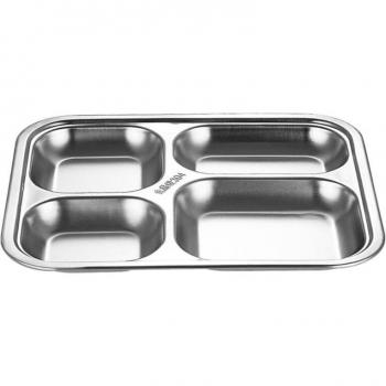 Bandeja de Comida Divisoria Inox 5‑estantes