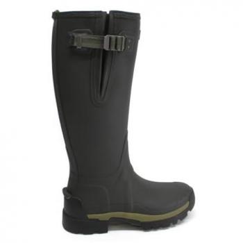 Bottes en Caoutchouc Hunter Balmoral Ajustables pour Femmes Olive Foncé