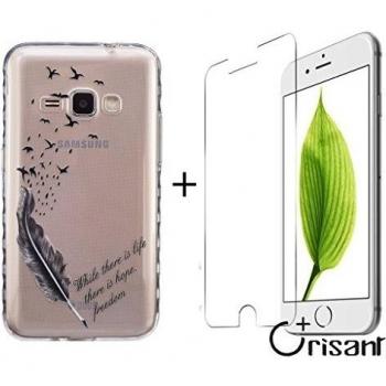 Case Cover Transparente para Samsung Galaxy J1