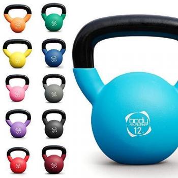 PowerLite 12‑kg Neoprene‑Wrapped Kettlebell