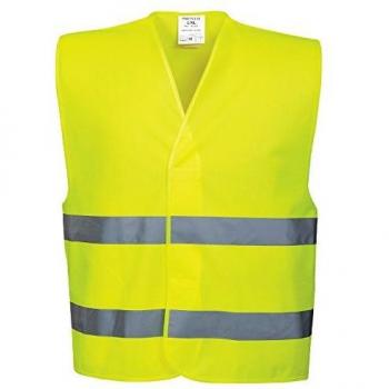 Gilet Portwest Giallo Doppia Cintura 2XL/3XL Alta Visibilità