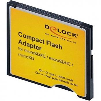 Delock Compact Flash Adapter für Micro SD Speicherkarten