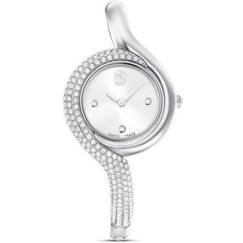 Swarovski 5700996 Dextera 30mm Silver Asymmetric Crystal Watch