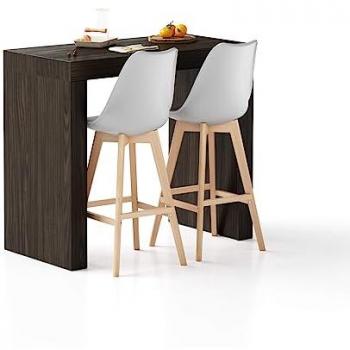 Tavolo Alto Evolution 180x60, Bianco Frassino