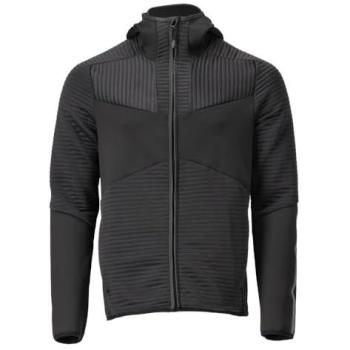 XS Black Mascot Logo Fleece with Zipper