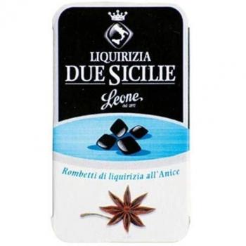Anice e Liquirizia Leone in Lattina pastiglia pura 10g