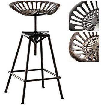 Tabouret haut Meto design industriel