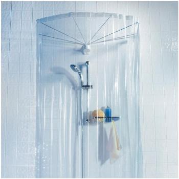 Rideaux de douche Transparent Spirella Ombrella 200x170 cm en PEVA