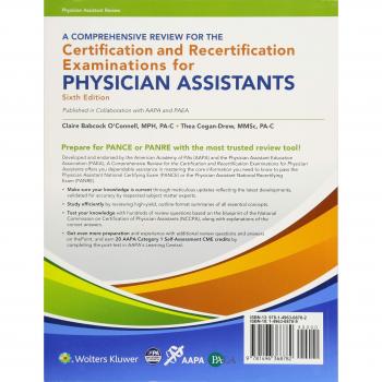 A Comprehensive Review for the Certification and Recertification Examinations for Physician Assistants