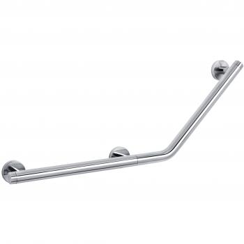 Tiger Maniglia Boston per la Comodità e la Sicurezza, con angolazione di 135 gradi, per destra, cromata in acciaio inox