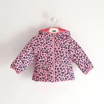 Giubbotto reversibile bambina rosa e nero