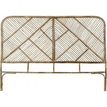 Wit Rieten Hoofdbord 175x130 cm