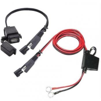 Chargeur Étanche USB Moto SAE 2.1A