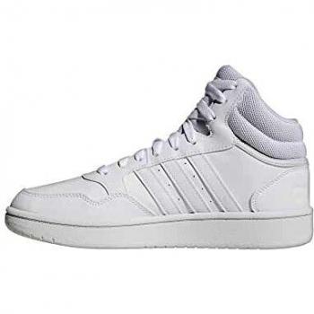 Zapatillas deportivas Adidas Hoops 3.0 Mid blancas para mujer