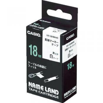 CASIO XR-18HMWE Druckeretikettenschnellwechsel-Farbband 18mm x 5,5m schwarz/weiß