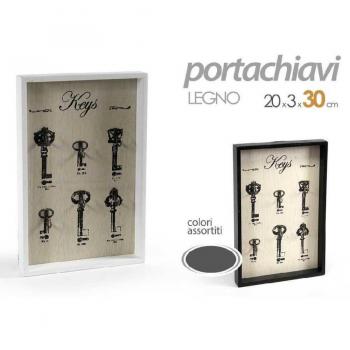 Llaveros Kaela con Diseño Pareado – Madera 20×3×30 cm, Colores Variados