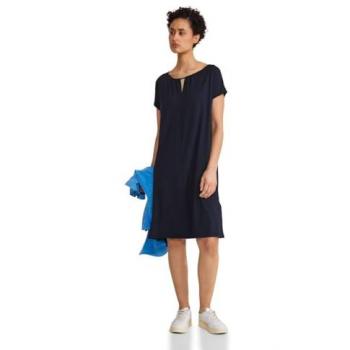 Street One Viskose Jerseykleid Blau für Damen