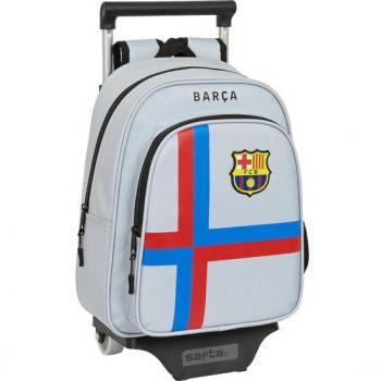 Barcelona Gray Travel Satchel with Wheels (27 x 33 x 10 cm) TU