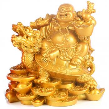 Dragon-Seat Hotei Blessing Ornament