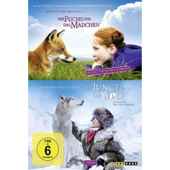 Der Fuchs und das Mädchen & Der Junge und der Wolf / Doppel-DVD