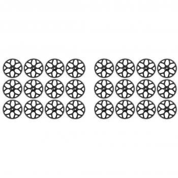 Pack de 24 Engrenages Principaux Noir pour Hélicoptères et Drones V911S V977 V988 V930 V966 XK K110 K110S