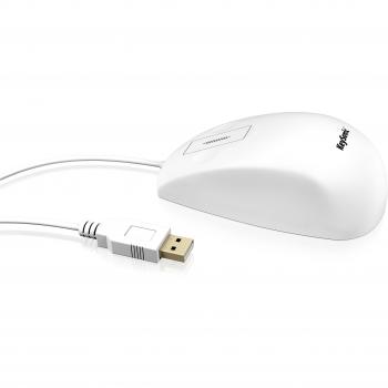 Souris KeySonic KSM-5030M-W USB Type-A blanche