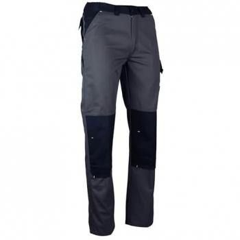 Pantalon de travail multipoche LMA T.36 Gris/Noir